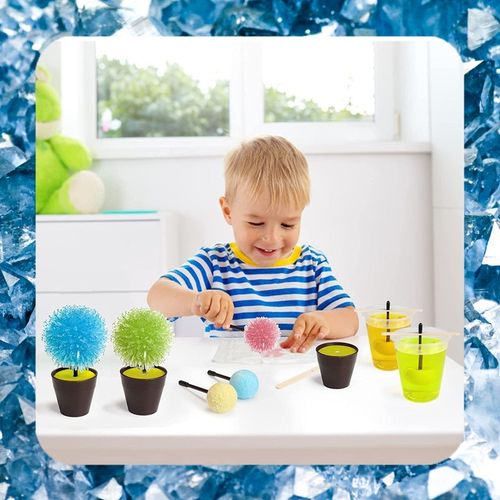 HODOWLA KRYSZTAŁÓW KRYSZTAŁY Eksperyment Edukacyjny 6 Drzewek Zestaw XXL na Arena.pl