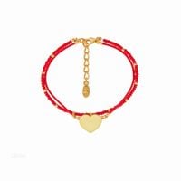 bransoletka z rzemyka i koralików (b21/ten/27kolor