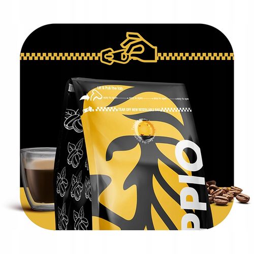 Kawa ziarnista 1kg x2 DOPPIO CREMA &AROMA- ŚWIEŻO PALONA -Blue Orca Coffee na Arena.pl