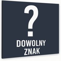 Tabliczka ALUMINIOWA DOWOLNY ZNAK Tablica ATRACYTOWA nierdzewna NADRUK UV