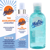 Malibu Tan Accelerator Spray 250ml + Żel Po Opalaniu 100ml