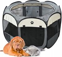 DUŻY SKŁADANY KOJEC ZAGRODA LEGOWISKO KLATKA DLA PSA KOTA SZCZENIĄT 125 XL