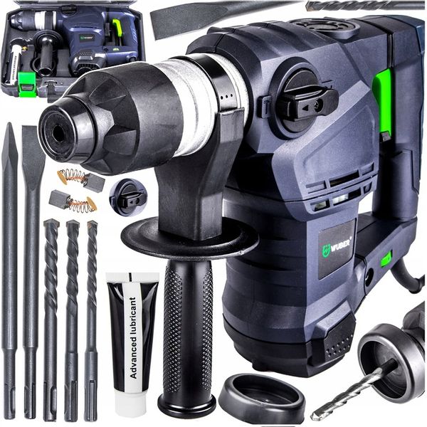 MŁOTOWIERTARKA UDAROWA SDS+ WIERTARKA MŁOT UDAROWY MOCNY 2600W ZESTAW zdjęcie 1