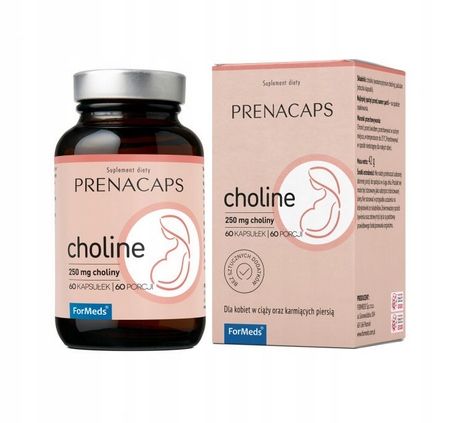 ForMeds PRENACAPS choline 250mg suplement Ciążowy na Arena.pl