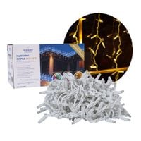 Lampki Choinkowe SOPLE 200 LED PREMIUM BIAŁY CIEPŁY zewn. i wewn. z dod. gniazdem