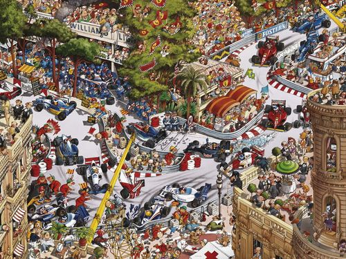 Heye Puzzle Formuła 1 w Monaco 1500 el. na Arena.pl