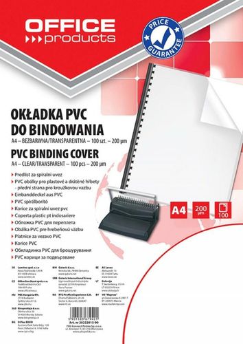 folia do bindowania a4 0,2mm bezbarwna (100) 1356 na Arena.pl