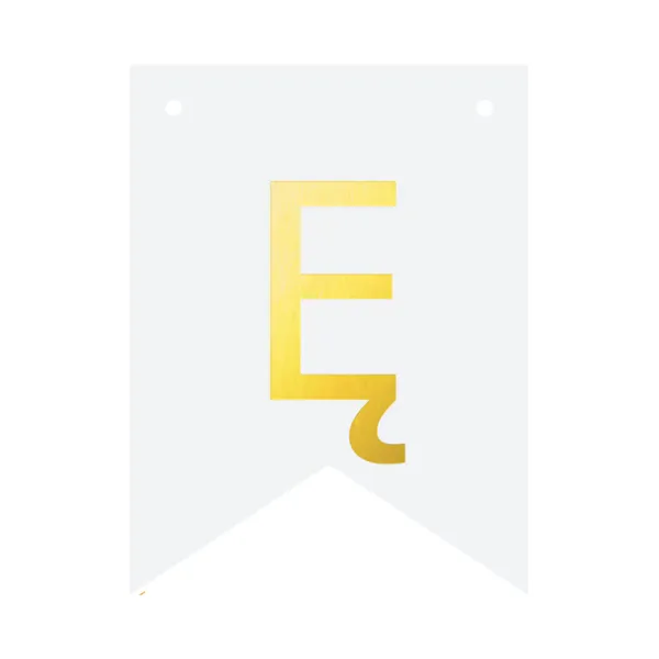 Baner DIY 16 cm - literka Ę zdjęcie 8