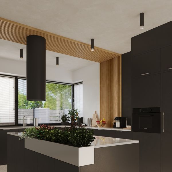 Plafon NERO 12,5 czarny/chrom zdjęcie 9