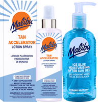 Malibu Accelerator Lotion Spray 250ml + Żel Po Opalaniu 200ml