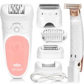 DEPILATOR BRAUN Silk-epil 5 Wet&Dry + GOLARKA + MASAŻ + TRYMER- ExtremePack