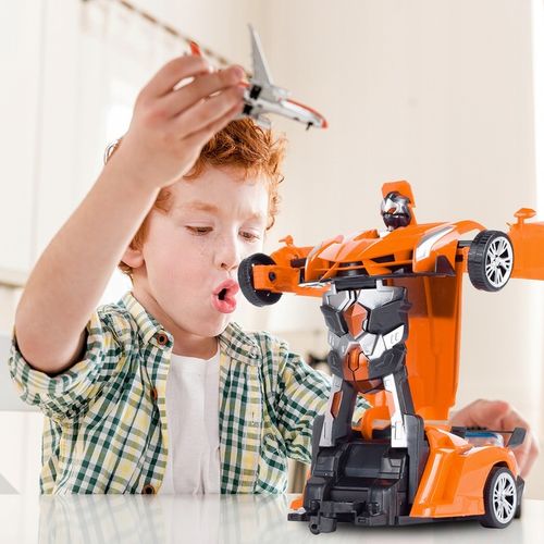 AUTO ROBOT TRANSFORMUJĄCY SAMOCHÓD NA PILOTA ZDALNIE STEROWANY DLA CHŁOPCA na Arena.pl