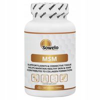 MSM Siarka Organiczna 120 Tabletek – Stawy, Skóra, Regeneracja – Sowelo
