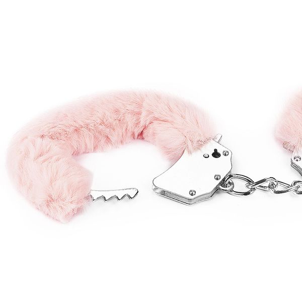 Fetish Pleasure Fluffy Handcuffs Pink zdjęcie 5