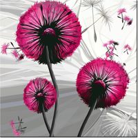 50CM 50CM OBRAZ DMUCHAWCE AMARANCIE DRUK PŁÓTNO