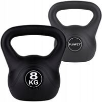 KETTLEBELL KETTLE ODWAŻNIK OBIĄŻENIE DO ĆWICZEŃ FUNFIT GYM&FITNESS 8 KG