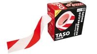 taśma ostrzegawcza w podajniku 70mm*100mb biało-czer - tasma 70*10c