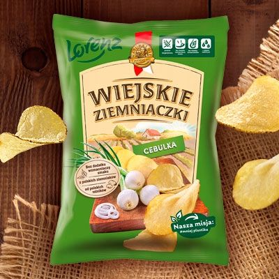 Zestaw Chipsy Wiejskie Ziemniaczki MIX 6+1 Gratis (7x130g) na Arena.pl