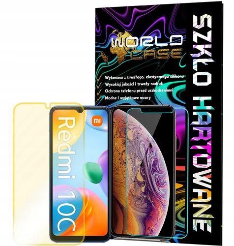 SZKŁO HARTOWANE DO XIAOMI REDMI 10C / 12C NA EKRAN SZKIEŁKO OCHRONNE na Arena.pl