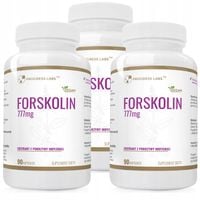 Forskolin 777mg SPALACZ TŁUSZCZU WAGA POKRZYWA INDYJSKA FORKOLINA 270 kap