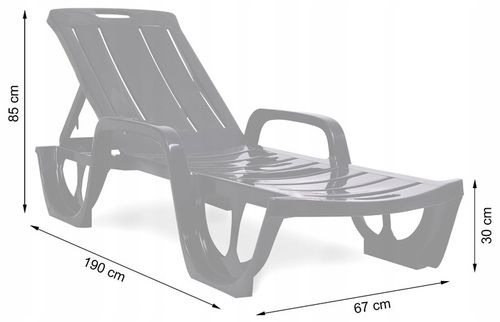 LEŻANKA basenowa profilowana FLORIDA biała SPA na Arena.pl