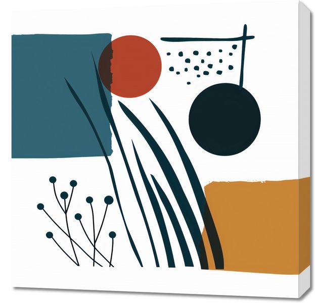 Obraz 70x70cm Przerys nad Treścią zdjęcie 1