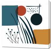 Obraz 70x70cm Przerys nad Treścią