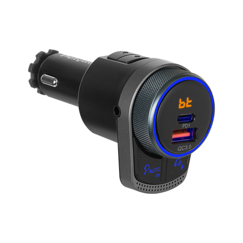 Transmiter FM Bluetooth USB-C AUX ładowarka PD QC na Arena.pl