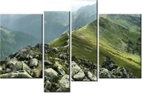 130CM 85 OBRAZ 4 ELEM GŁÓWNA GRAŃ TATR STOPAMI ŚCIENNY