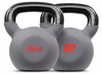 Kettlebell żeliwny 24kg kettle odważnik ciężarek mocny ergonomiczna rączka
