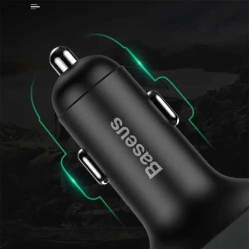 BASEUS ŁADOWARKA TRANSMITER FM BLUETOOTH BT MP3 2XUSB MICRO SD DO AUTA na Arena.pl