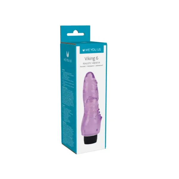 Me You Us Viking Realistic Vibrator Purple zdjęcie 2