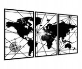 Obraz ażurowy dekoracja ścienna Panel Mapa Świata