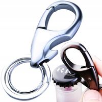 Męski Metalowy Brelok do kluczy na prezent Masywny B59_B_Srebrny