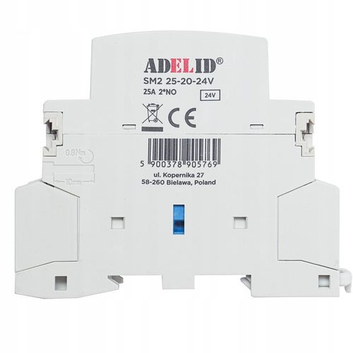STYCZNIK MODUŁOWY 25-20 24V 20A 25A 1P 2NO 1-FAZ na Arena.pl