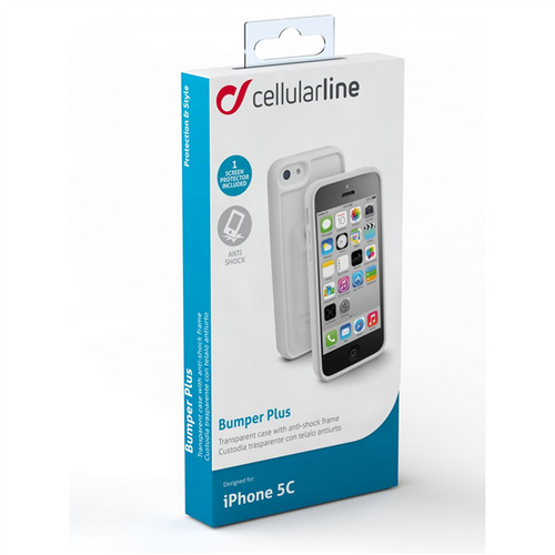 CELLULAR LINE Bumper Etui iPhone 5C białe na Arena.pl