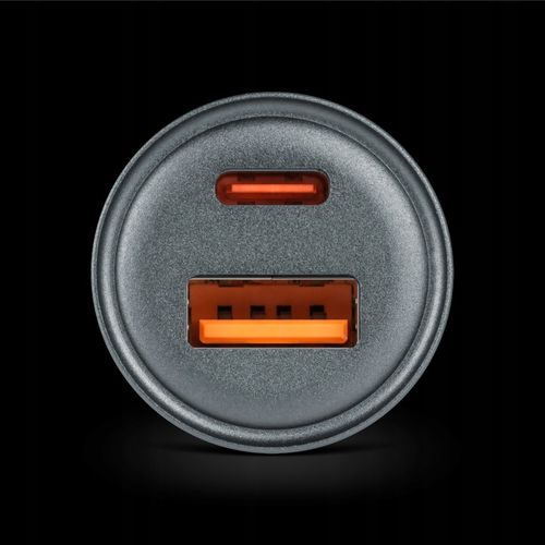 Szybka ładowarka samochodowa 30W USB C do zapalniczki 12-24V QC PD mocna na Arena.pl