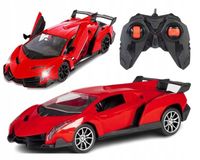 SAMOCHÓD ZDALNIE STEROWANY AUTO R/C PILOT MEGA ZABAWKA WYTRZYMAŁY na pilota