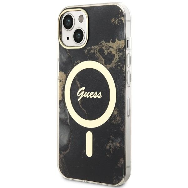 Etui Guess do iPhone 15, iPhone 14, iPhone 13, Czarny, MagSafe zdjęcie 2