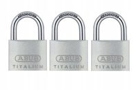ZESTAW 3 KŁÓDEK ABUS TITALIUM 64TI/35 SYSTEM JEDNEGO KLUCZA