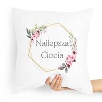 Poduszka Dla Cioci Najlepsza Ciocia Prezent Z Nadrukiem Ze Zdjęciem