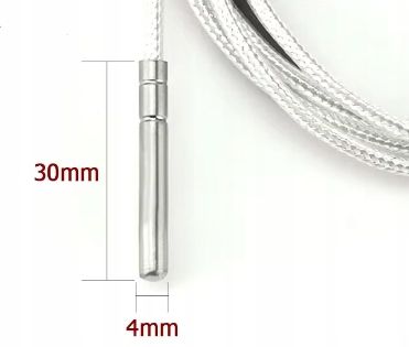 Czujnik temperatury pt1000 - przewód wysokotemperaturowy 2m na Arena.pl