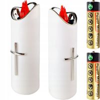 DUŻA ŚWIECA LED NA BATERIE WKŁAD DO ZNICZY 17cm DO ZNICZA ZNICZ WKŁADY