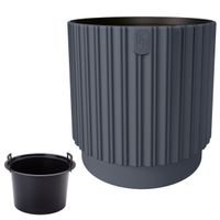 Doniczka okrągła Mika Cyli 40 z wkładem Donica + wkład