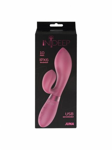 wibrator-rechargeable vibrator indeep juna magenta na Arena.pl