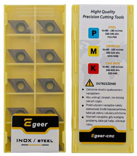 PŁYTKI WĘGLIKOWE DCMT11T304 EX9030 INOX10 szt. na Arena.pl