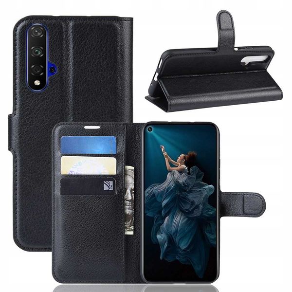 Litchi Honor 20 / Nova 5T Czarny zdjęcie 1