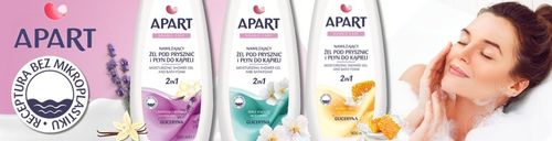 Apart nawilżający żel pod prysznic i Płyn do kąpieli 2w1 MIX Zestaw na Arena.pl