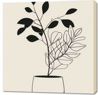 Obraz 90x90cm Prostota Doniczki