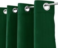 ZASŁONA NA PRZELOTKACH 140X250 KÓŁKA --DEKORACYJNA-- BUTELKOWA ZIELEŃ